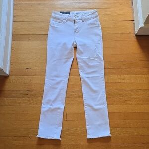 NWT, DL1961, Mara, Instasculpt, Straight Ankle, White Jeans, Women's 23